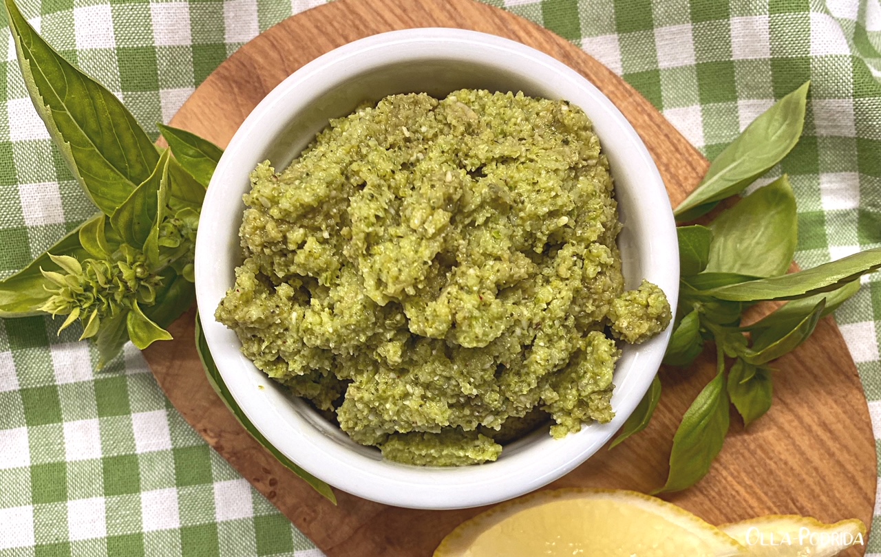 OllaPodrida Broccoli and Basil Pesto