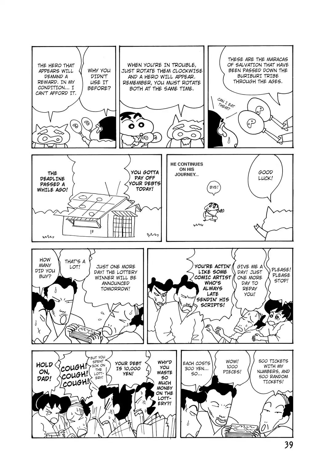 Shin Chan, Episode 15 Chapter 3 Crayon Shin Chan Manga