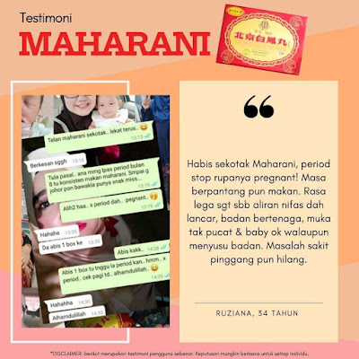 testimoni herba maharani, herba maharani sepang, herba maharani, herba berpantang