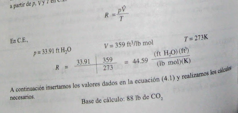 Ejemplo Aplicación de la ley de los gases ideales (II) | Cálculos en ...