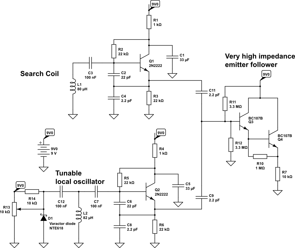 Darlington Emitter Follower Circuit Diagram