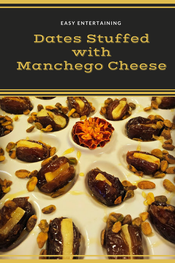 Delicious Dates Stuffed with Manchego Cheese (Quick and Easy Appetizer