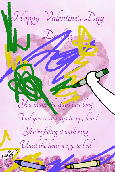 Horrible Valentines Day Card for parents