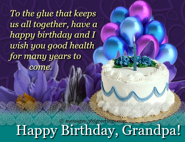 Happy Birthday Grandpa From Granddaughter