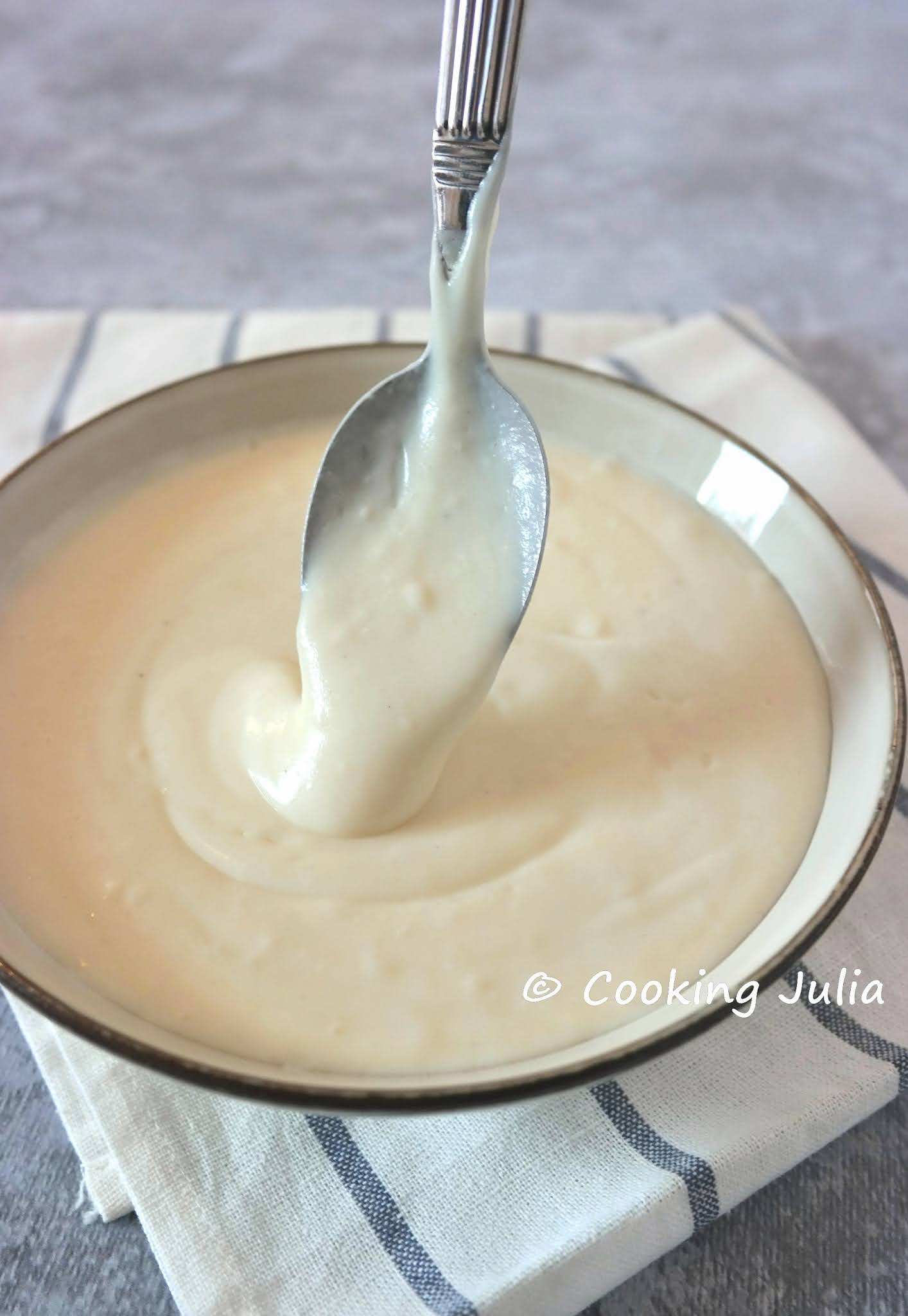 COOKING JULIA SAUCE BÉCHAMEL AU MICROONDES