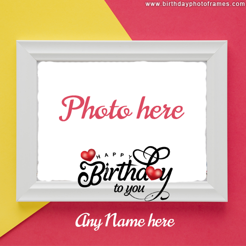 Online Birthday Card Maker With Photo Birthday Wishes Cakes With Name