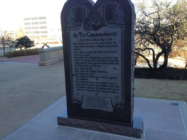 In Oklahoma, 10 Commandments Monument must be removed from state Capitol, State Supreme Court rules