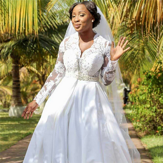Ghanaian Wedding! Actress Naa Ashorkor Marries Fiance After 7 years ...
