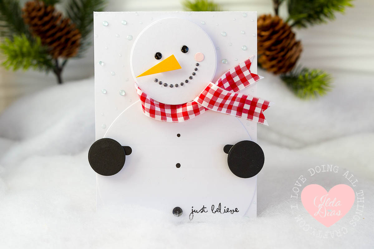 Melted Snowman Gift Card Holder Tutorial - Morena's Corner