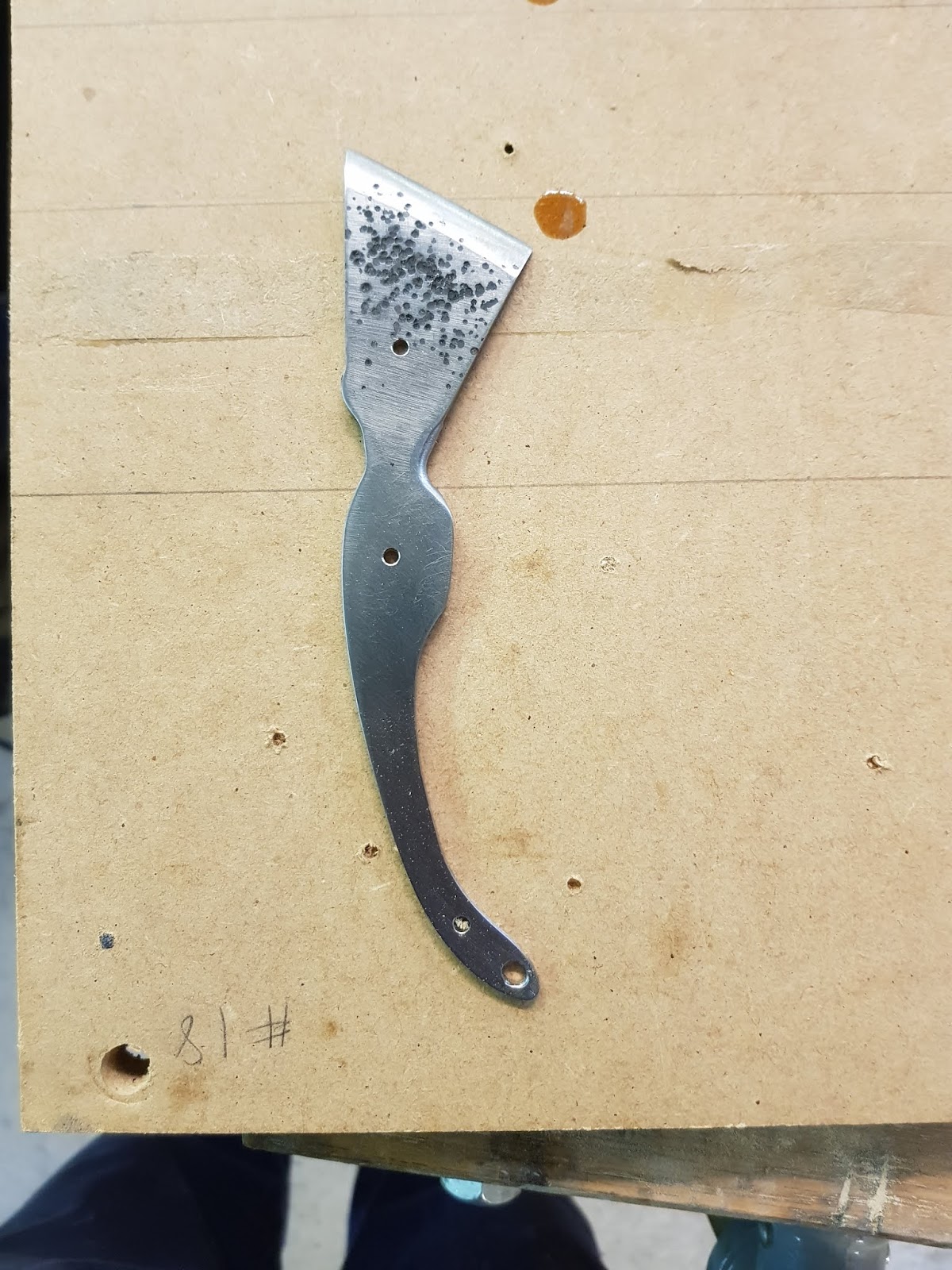Learning the art of bladesmithing