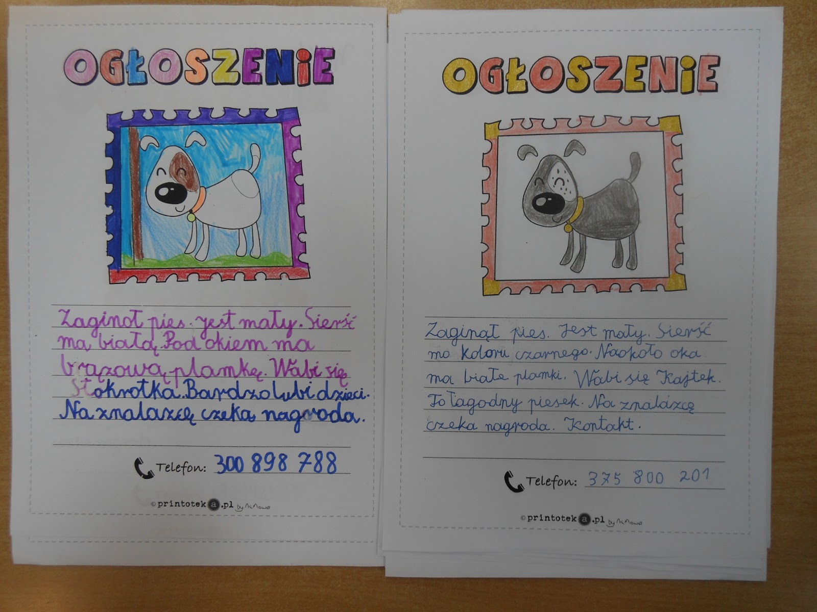 Napisz Ogłoszenie O Zgubionym Piórniku
