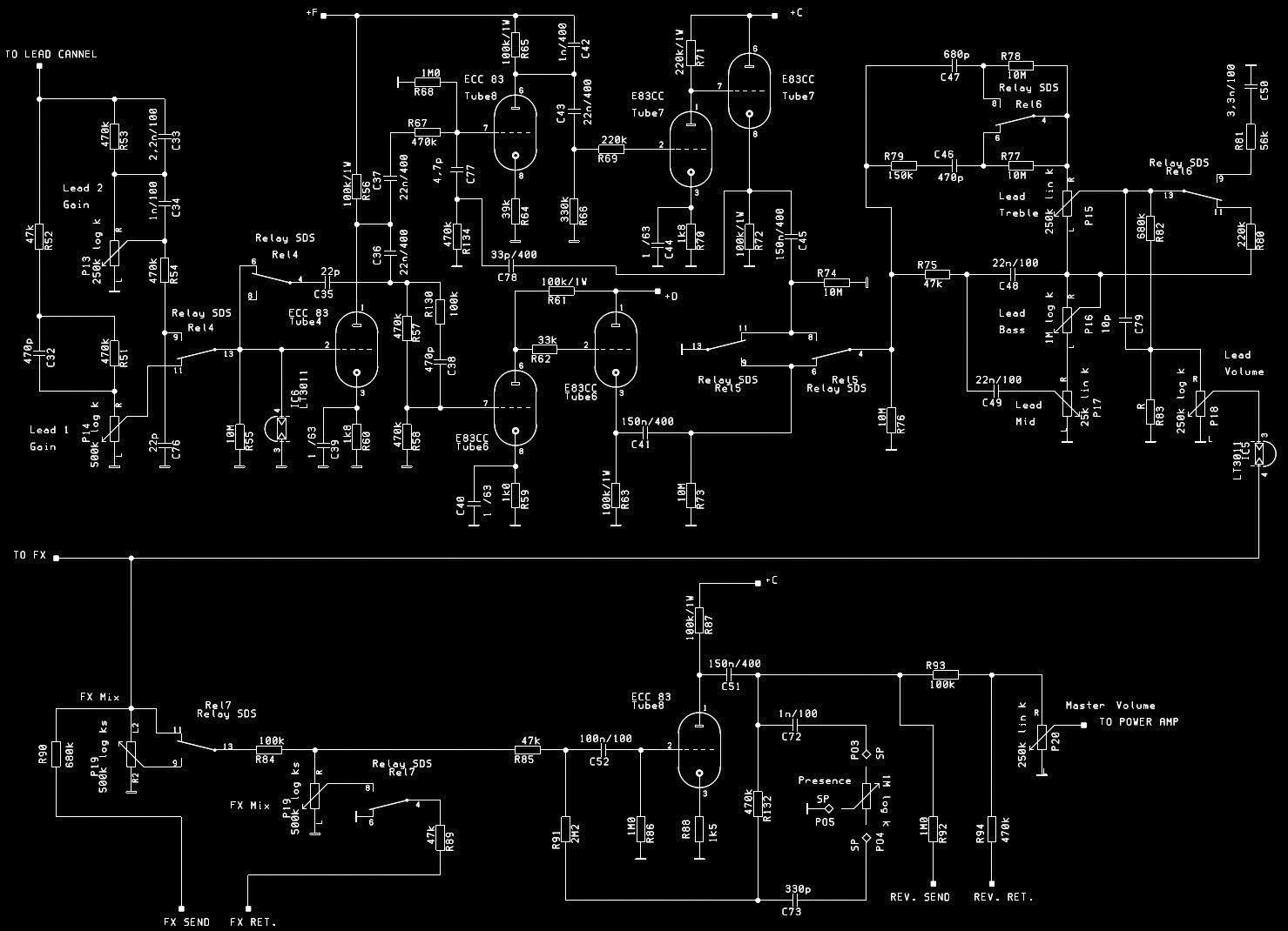 Master Electronics Repair ! HYBRID VALVE AMPLIFIER CIRCUIT DIAGRAM