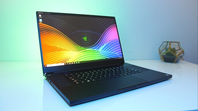 The Razer Blade Pro 17 gaming laptop has 17.3-inch FHD display. It refreshes at 240Hz and has no G-Sync available. It's shine and has good viewing angles. thanks to its IPS panel.