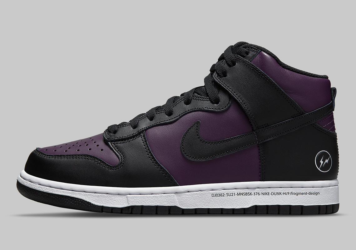 fragment dunk high purple