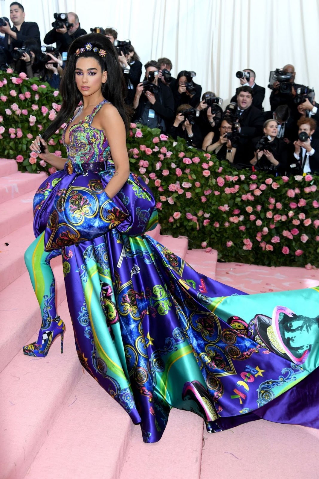 Dua Lipa makes Met Gala debut in Versace
