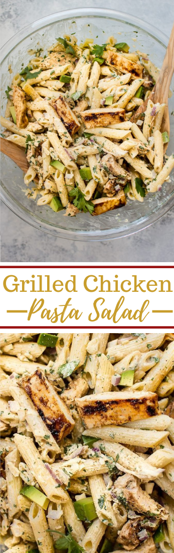 Grilled Chicken Pasta Salad #healthyfood