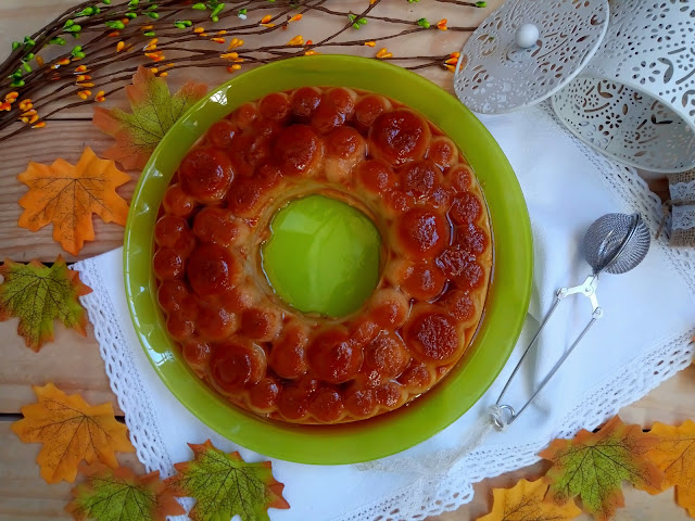 Flan de calabaza sin horno (con Monsieur Cuisine) Pumpkin, cinnamon, postre, otoño, Cuca