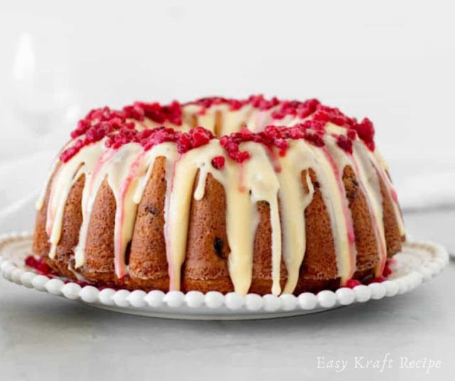 WHITE CHOCOLATE RASPBERRY BUNDT CAKE Easy Kraft Recipes