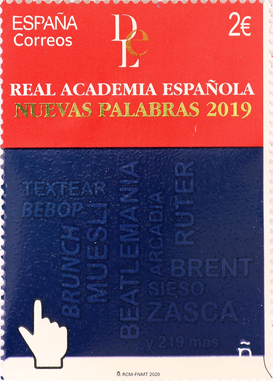 Sellos de Filatelia de España SELLO RAE NUEVAS PALABRAS