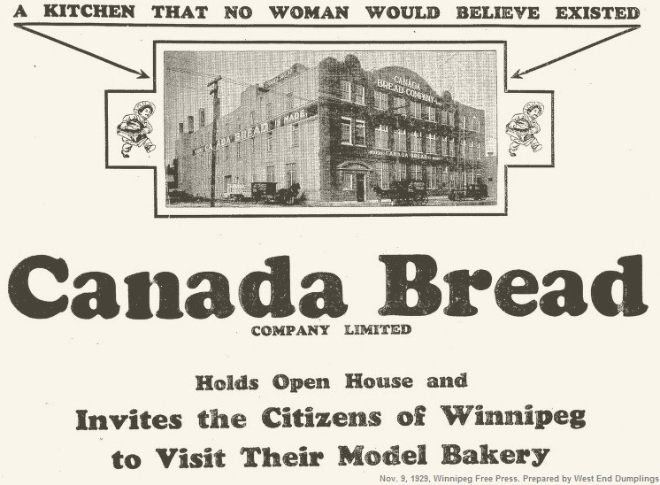 Winnipeg Places 258 Burnell Street Former Canada Bread Bakery