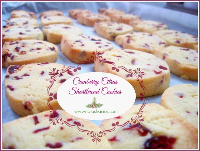 Christmas Recipe: Cranberry Citrus Shortbread Cookies