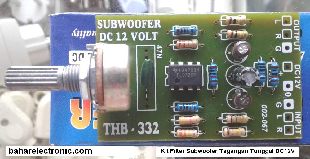 Cara Pasang Filter Subwoofer Pada Power Amplifier Bahar Electronic