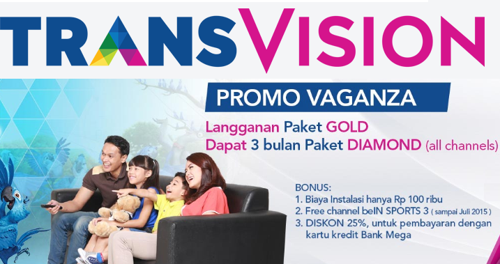 Transvision Informasi Pembayaran transvision melalui atm mandiri bni dll