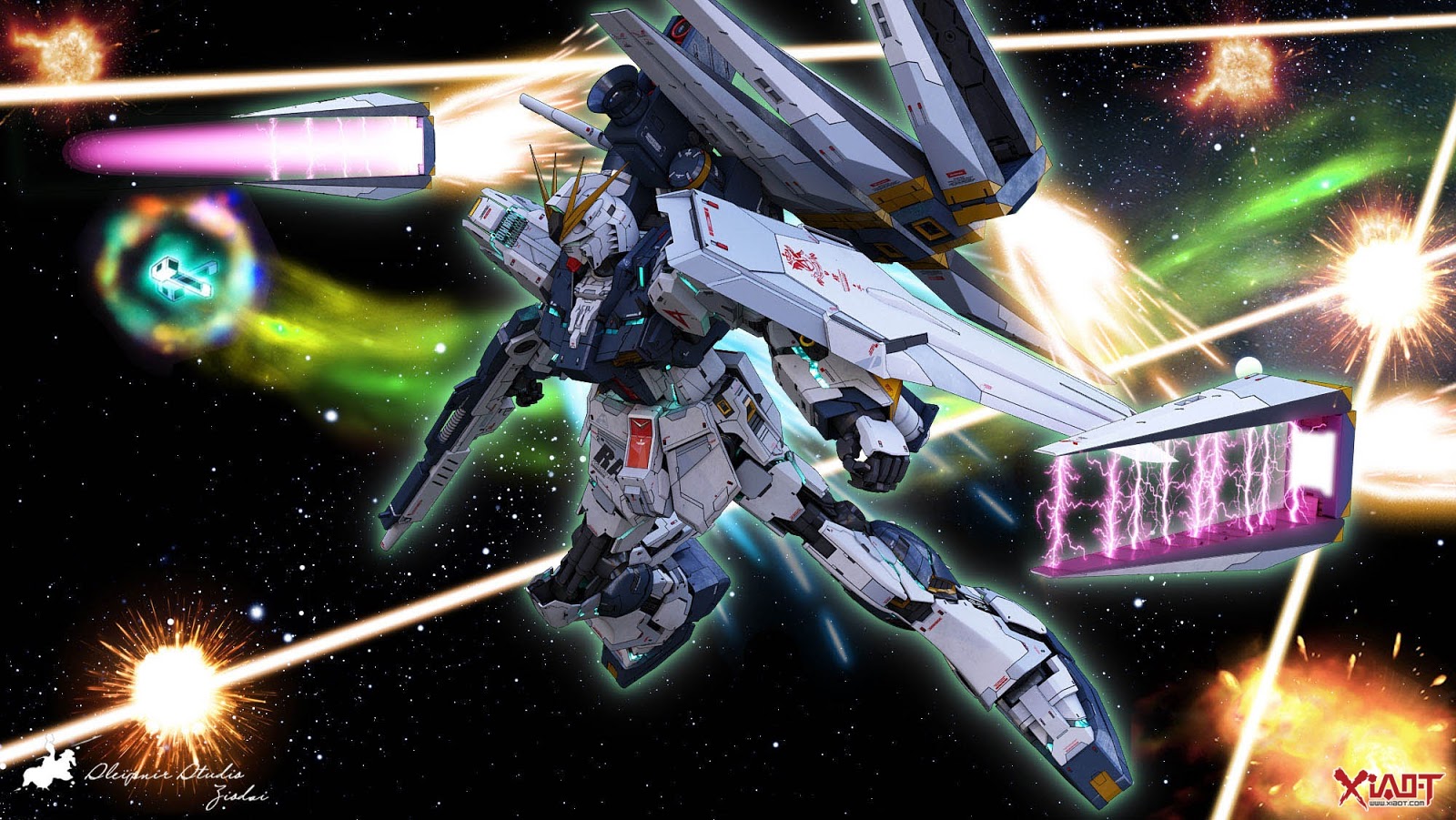 GUNDAM GUY: Nu Gundam Ver. Ka - CGI Image Gallery