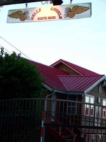 hells clubhouse angel langley angels rock crashes party after tactic tries fight government seize clubhouses ha bc gangsters whiterock july