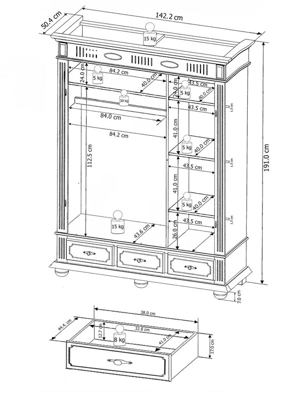 Dimensions standard de garderobe Un site dédié à la conception plan