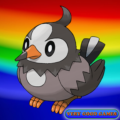 Starly Pokemon - creatures of the fourth Generation, Gen IV in the mobile game Pokemon Go