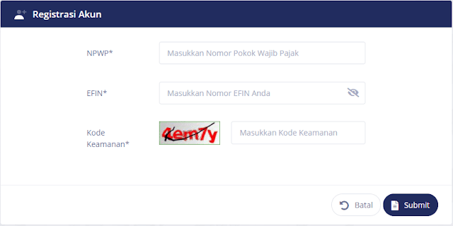 cara aktivasi akun djp online