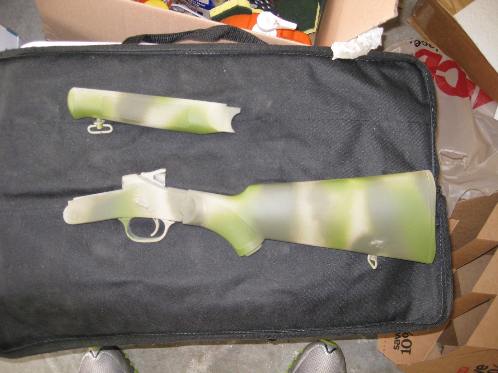 TexasNative00 Hunting and Product Reviews Shotgun Camo Paint Job for