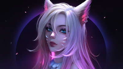 Wallpaper Ahri Kda Fantasy