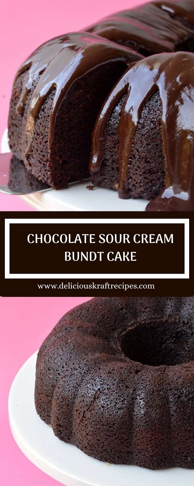 CHOCOLATE SOUR CREAM BUNDT CAKE