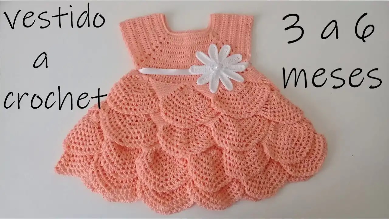 Púrpura prioridad abortar 20 Vestidos de bebé a crochet para morirse de ternura 😍