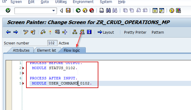 SAP ABAP Central: CRUD Operations in Module Pool