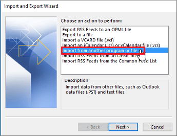 import contacts from csv