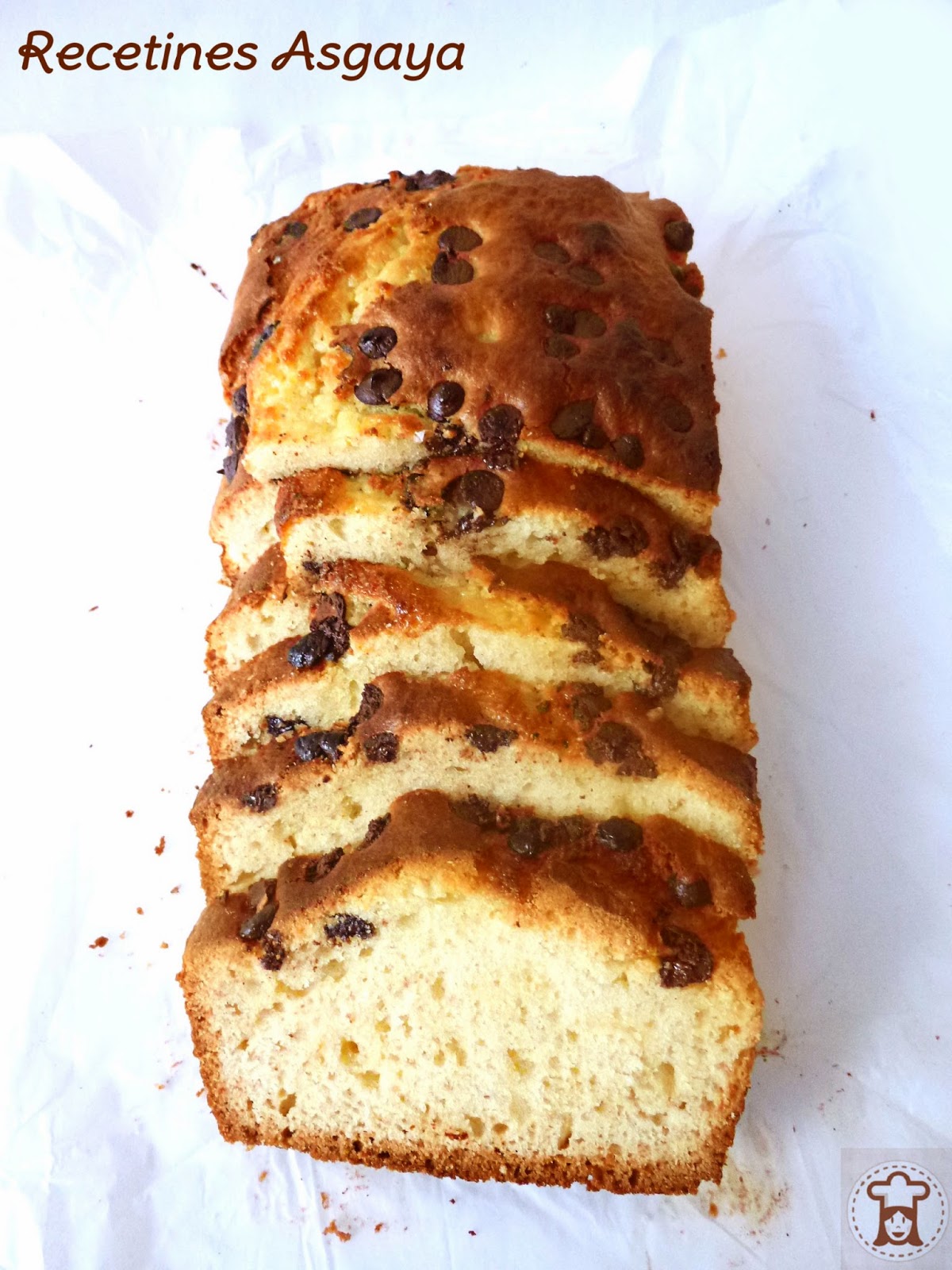 Bizcocho de Natillas con Pepitas de