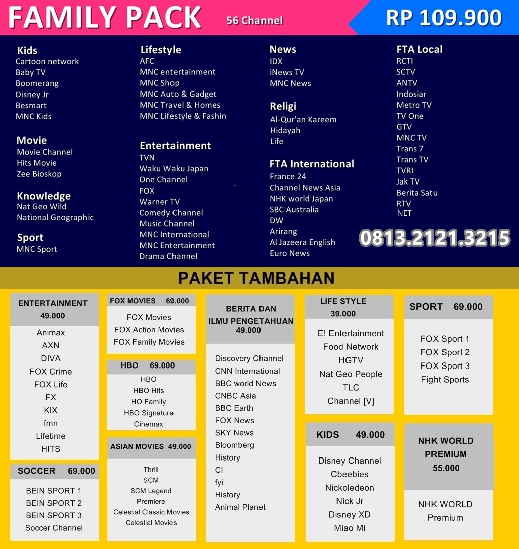 PASANG LANGSUNG INDOVISION PURWOREJO 082214495752 PASANG