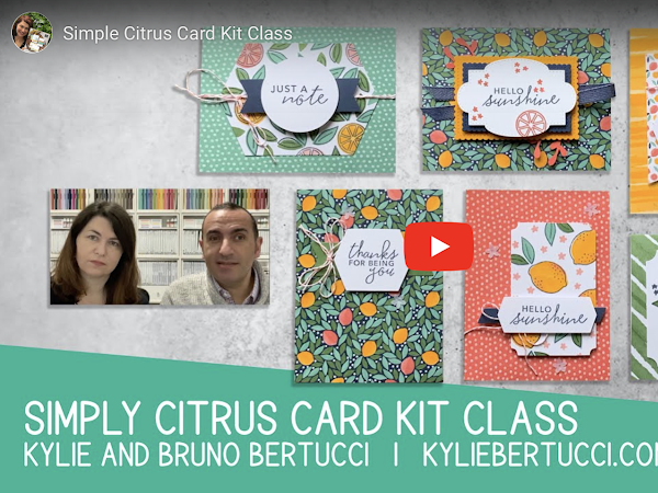 Simply Citrus Card Kit Class