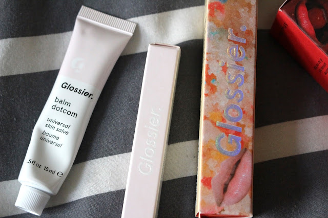 Glossier review balm dot com boy brow