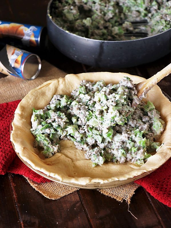 Ground Beef Broccoli Pie with Crescent Roll Crust The Kitchen is My