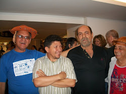 Pedro Monteiro, Dr. Aderaldo, Editor Gregório e eu!
