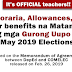Official Honoraria and Allowances for Teachers on Nat'l Elections