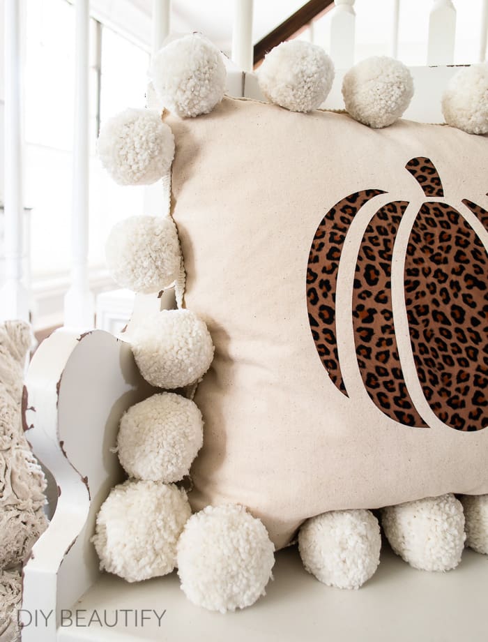 How to Make a Pom Pom Pillow DIY Beautify Creating Beauty at Home