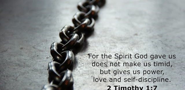  For the Spirit God gave us does not make us timid, but gives us power, love and self-discipline.