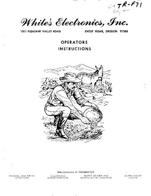 Whites Electronics Inc. Détecteurs de métaux WHITE'S, détecteurs métaux vintage, vintage métal detector, détecteurs de métaux anciens, old métal detector