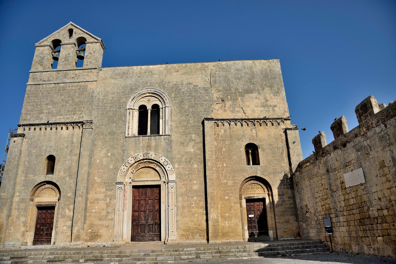 Tarquinia la Chiesa di Santa Maria in Castello