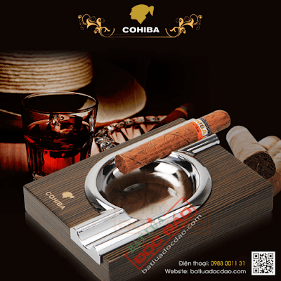 Gạt tàn xì gà 1 đến 4 điếu Cohiba cao cấp Gat-tan-cigar-cohiba-loai-2-dieu-cg233
